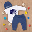 Load image into Gallery viewer, Baby Boy Coming Home Outfit Personalized, Newborn Baby Boy Outfit
