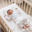 Load image into Gallery viewer, Personalized Baby Initial Sleeper with Hat - Custom Embroidered Newborn Outfit - Foldable Mittens &amp; Footies - Baby Gift
