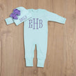Load image into Gallery viewer, La Maison du Monogramme Coming Home Outfit Baby Girl Tiffany
