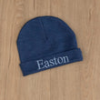Load image into Gallery viewer, A matching hat from the blue newborn coming home outfit
